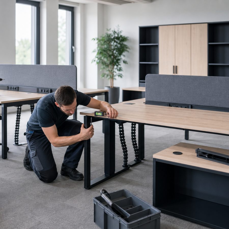 Arbeitsplatz – Büromontage von Wolkensteiner Möbelmontagen